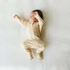Viscose from Bamboo Organic Cotton Baby Footie, Dune - Footie Pajamas - 2