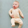 Viscose from Bamboo Organic Cotton Baby Footie, Dune - Footie Pajamas - 4