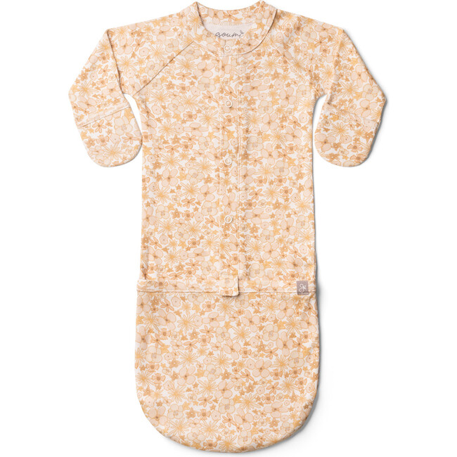 Viscose from Bamboo Organic Cotton Baby Gown, Wildflowers - Pajamas - 1