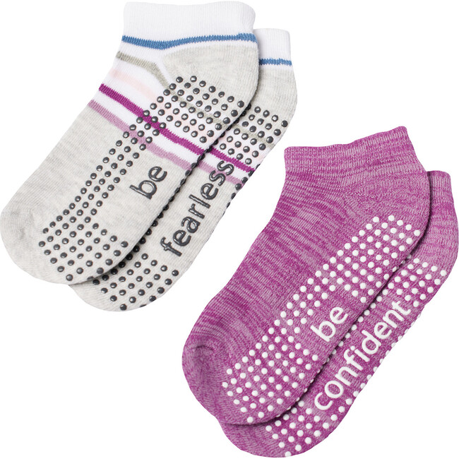 Bea Girls 2 Pack Grip Socks 4T-6T