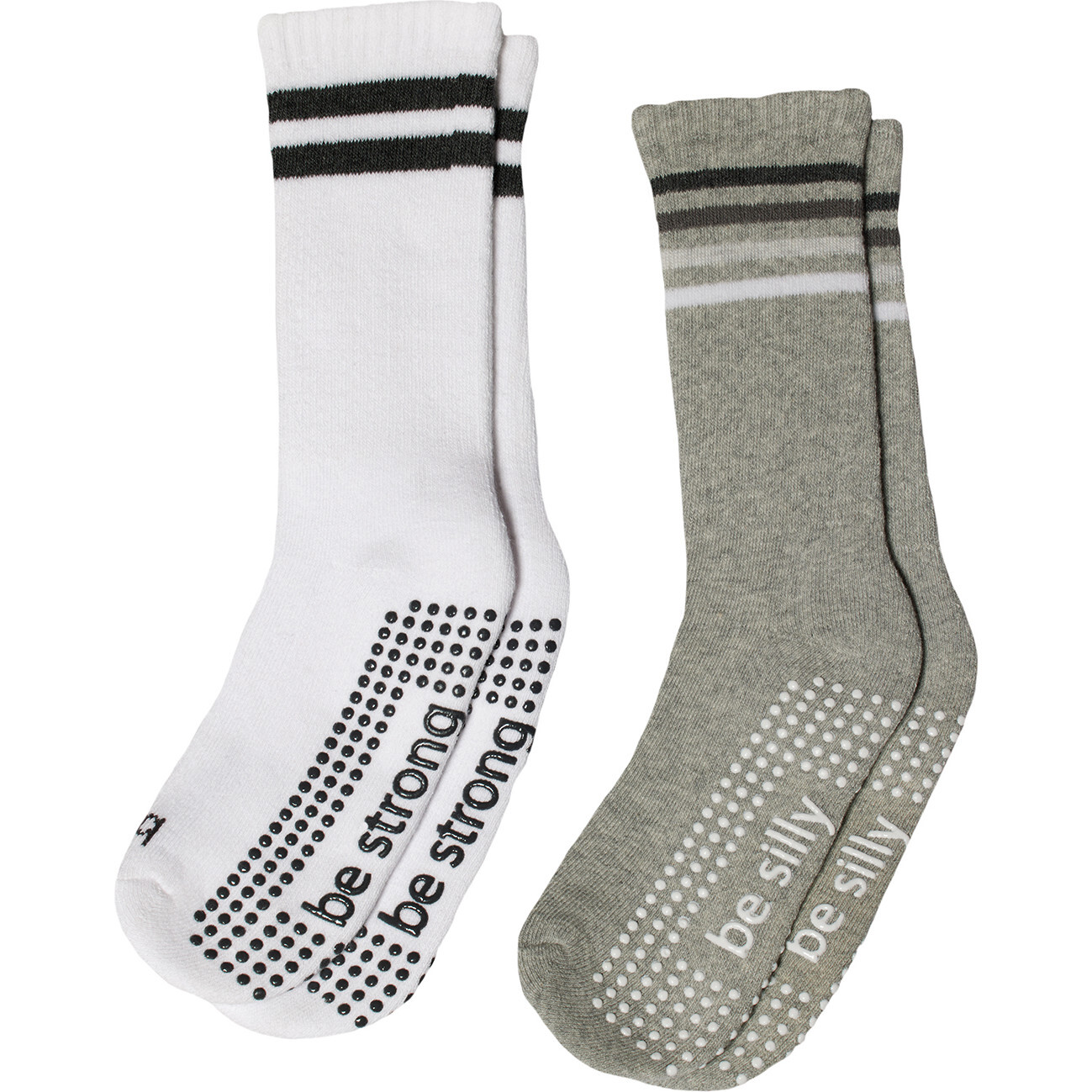 Nate Boys 2 Pack Grip Crew Socks 4T-6T - Socks - 1