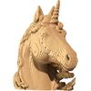 Cardboard puzzle  3D Puzzle UNICORN - Puzzles - 1 - thumbnail