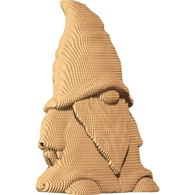 Cardboard puzzle  3D Puzzle Gnome