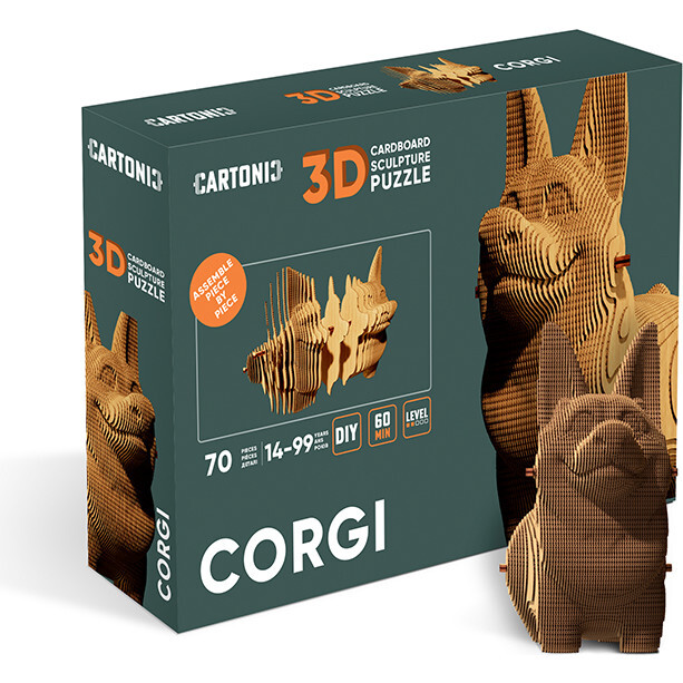 Cardboard puzzle  3D Puzzle CORGI - Puzzles - 2