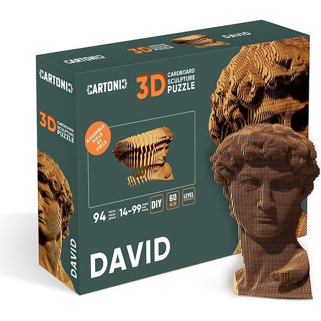 Cardboard puzzle  3D Puzzle David - Puzzles - 2