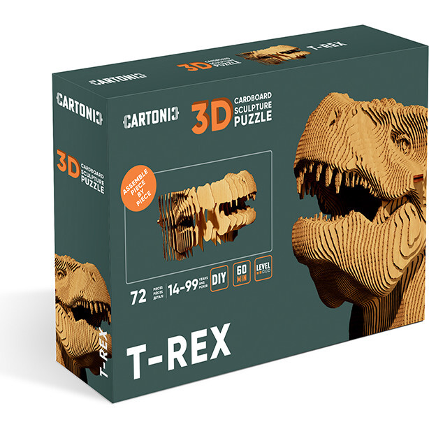 Cardboard puzzle  3D Puzzle T-REX - Puzzles - 5