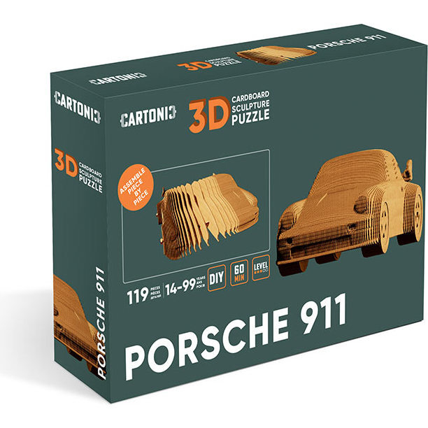 Cardboard puzzle  3D Puzzle Porsche 911 - Puzzles - 5