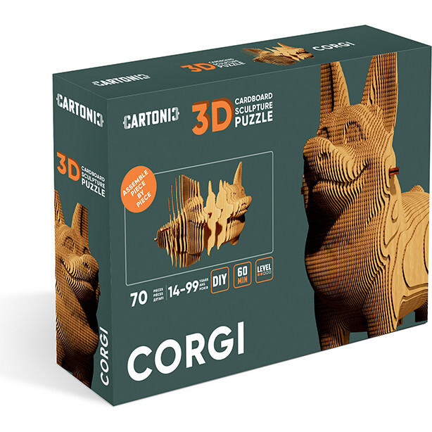 Cardboard puzzle  3D Puzzle CORGI - Puzzles - 5