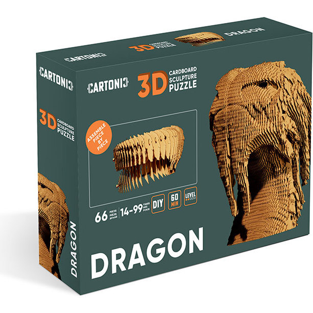 Cardboard puzzle  3D Puzzle Dragon - Puzzles - 5