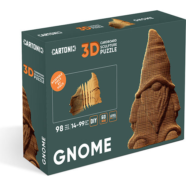 Cardboard puzzle  3D Puzzle Gnome - Puzzles - 5