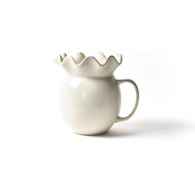 Signature White Ruffle Pitcher - Tabletop - 2