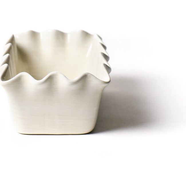 Signature White Ruffle Loaf Pan - Tabletop - 3