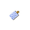 Iris Blue Sprout Wood Small Rectangle Board - Tabletop - 3
