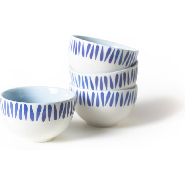 Iris Blue Drop Small Bowl, Set of 4 - Tabletop - 3