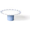 Iris Blue Drop Large Ruffle Cake Stand - Tableware - 1 - thumbnail