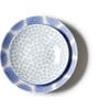 Iris Blue Burst Pip Mix Pasta Bowls, Set of 2 - Tabletop - 1 - thumbnail