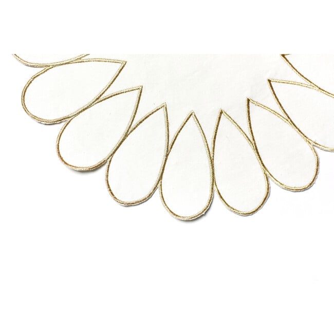 Deco Gold Scallop Round Placemat, Set of 4 - Tabletop - 2