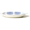 Iris Blue Burst Handled Oval Platter - Tabletop - 3