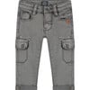 Cargo Style Pocket Jeans, Granite Denim - Jeans - 1 - thumbnail