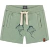 Stingray Graphic Print Shorts, Pistachio - Shorts - 1 - thumbnail