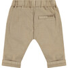 Elastic Waistband Drawstring Denim Pants, Toffee - Pants - 2