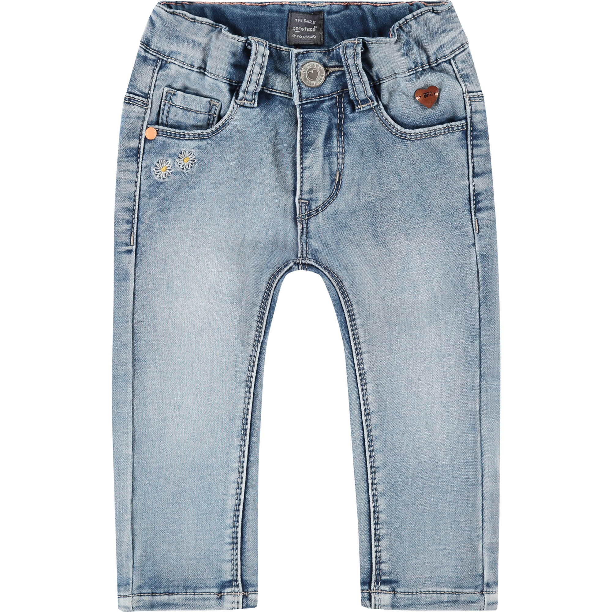Classic Ultrasoft Jeans, Blue Denim - Babyface Pants
