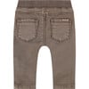 Lush Straight Cut Buttoned Jeans, Brown - Jeans - 2