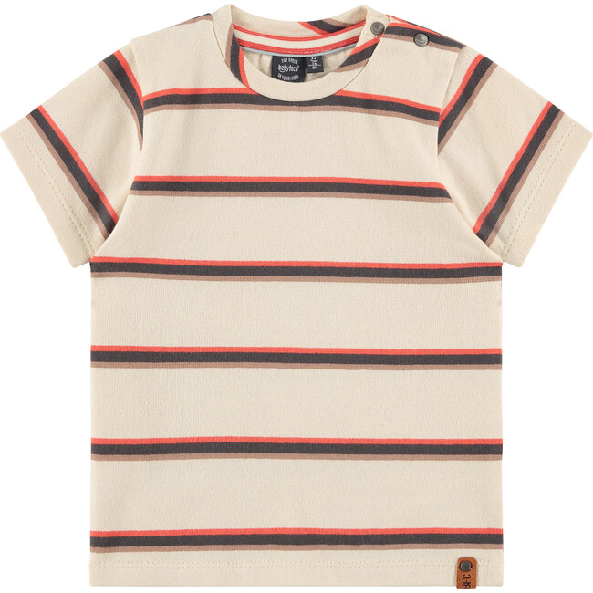 Bold Striped T-Shirt, Cream