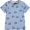 All-Over Snorkel Graphic T-Shirt, Sky - Tees - 1 - thumbnail