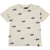 All-Over Sunglasses Graphic Print T-Shirt, Off White - Tees - 1 - thumbnail