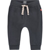 Ribbed Cuff Drawstring Sweatpants, Smoke - Sweatpants - 1 - thumbnail