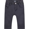 Buttery Soft Straight Cut Jeans, Smoke - Jeans - 1 - thumbnail