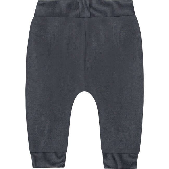 Ribbed Cuff Drawstring Sweatpants, Smoke - Sweatpants - 2