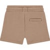 Striped Drawstring Sweatshorts, Peanut - Shorts - 2