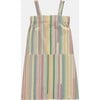 Striped Sleeveless Straight Cut Midi Dress, Multicolors - Dresses - 2