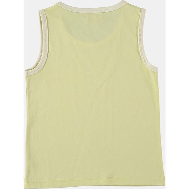 Hello-Coco Graphic Print Tank Top, Yellow - Tank Tops - 2