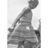 Striped Above Knee A-Line Skater Skirt, Multicolors - Skirts - 2