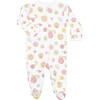 Groovy Flower Zipper Footie - Footie Pajamas - 1 - thumbnail
