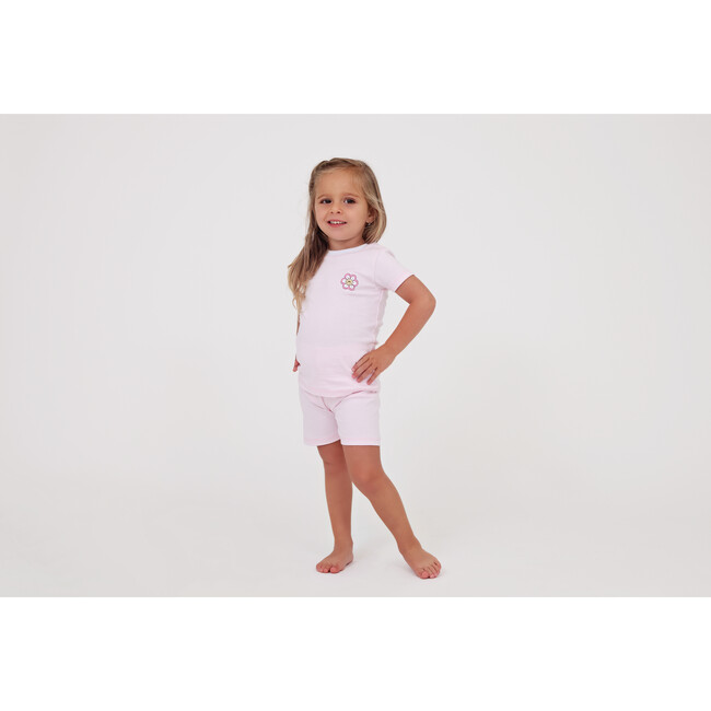 Groovy Flowers Short Sleeve Two Piece Pajama Set - Pajamas - 4