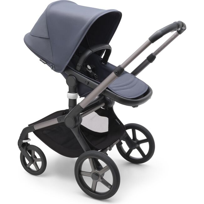 Bugaboo Fox 5 Complete Stroller, Graphite And Stormy Blue