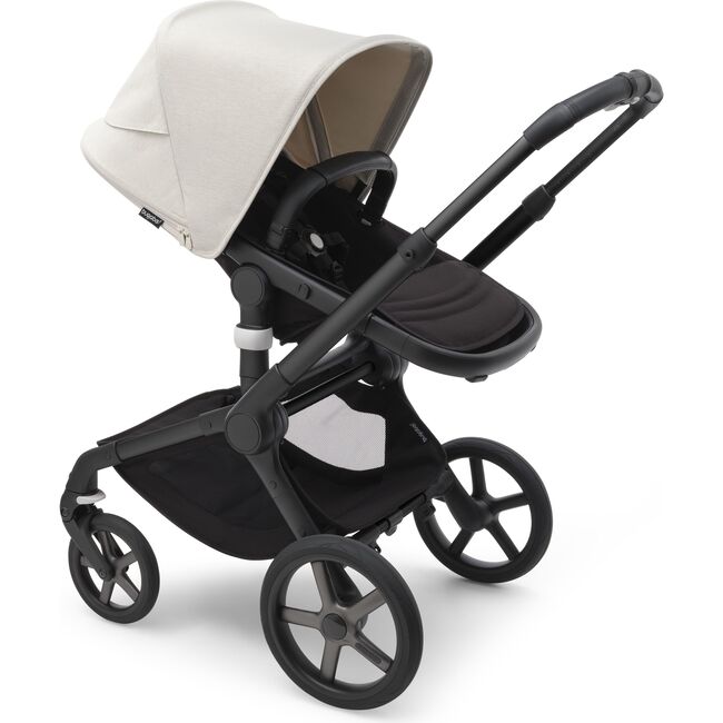 Bugaboo Fox 5 Complete Stroller, Black, Midnight Black And Misty White