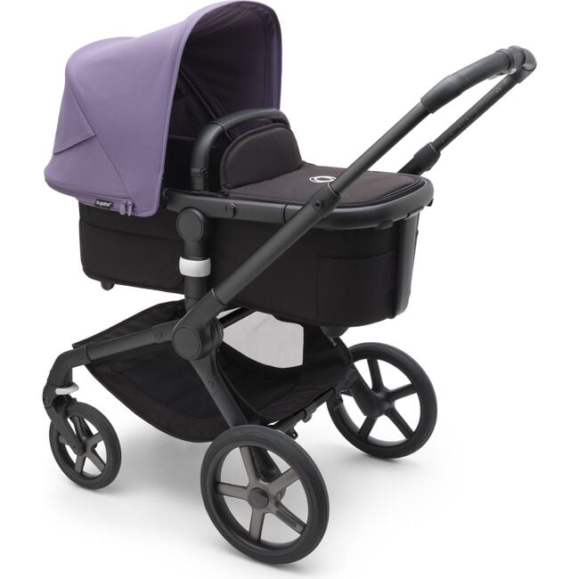 Bugaboo Fox 5 Complete Stroller, Black, Midnight Black And Astro Purple - Single Strollers - 2