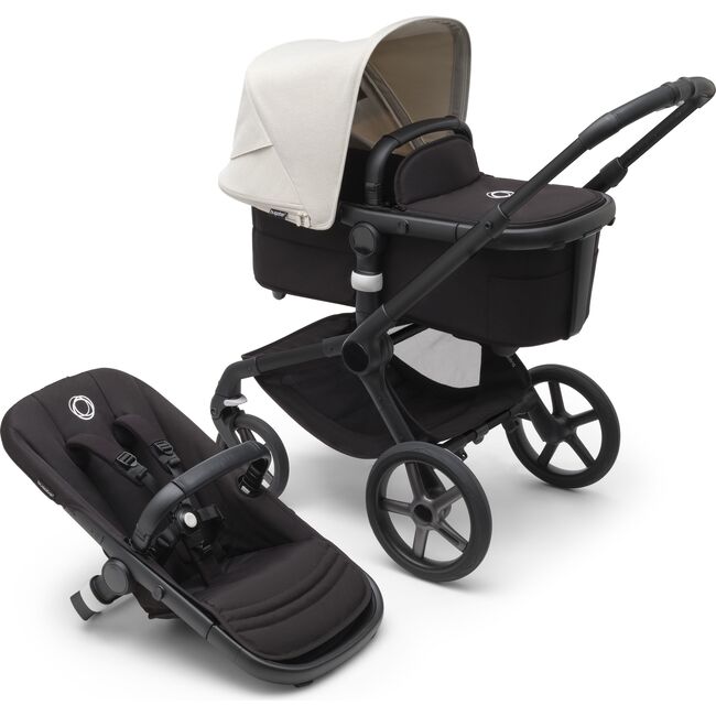 Bugaboo Fox 5 Complete Stroller, Black, Midnight Black And Misty White - Single Strollers - 3