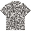 Steve Cuban Colar Short Sleeve Print Shirt, Black Flowers - Shirts - 2