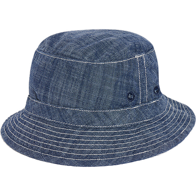 Piob Flared Brim Bucket Hat, Blue