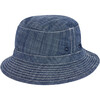 Piob Flared Brim Bucket Hat, Blue - Hats - 1 - thumbnail
