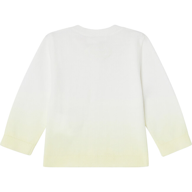Teyana Ribbed Neck Straight Cut Cardigan, Pale yellow - Cardigans - 2