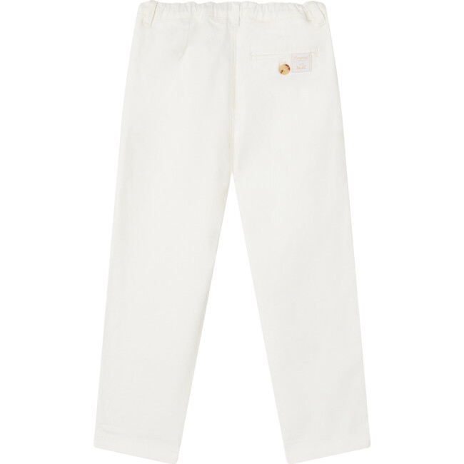 Stephen Italian Pockets Chino Pants, Milk White - Pants - 2