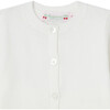 Teyana Ribbed Neck Straight Cut Cardigan, Pale yellow - Cardigans - 3