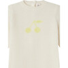 Tilouana Cashmere Rib Knit Footless Jumpsuit, Milk White - Onesies - 3